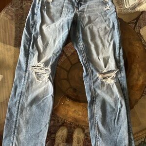 American Eagle Outfitters Blue Straight Leg Jeans